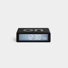 DESPERTADOR FLIP MINI LEXON - NEGRO