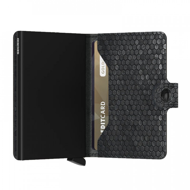 MINIWALLET HEGAXON SECRID - BLACK
