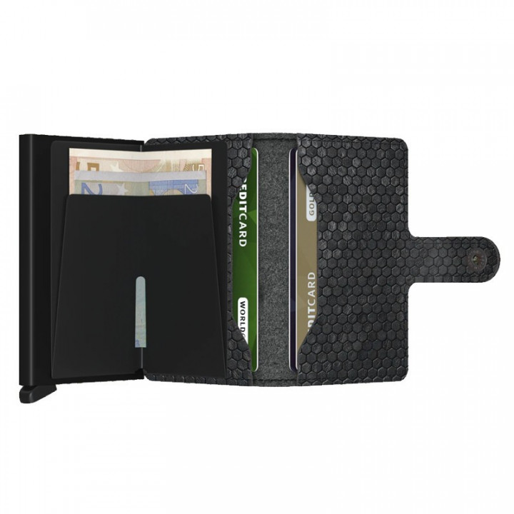 MINIWALLET HEGAXON SECRID - BLACK