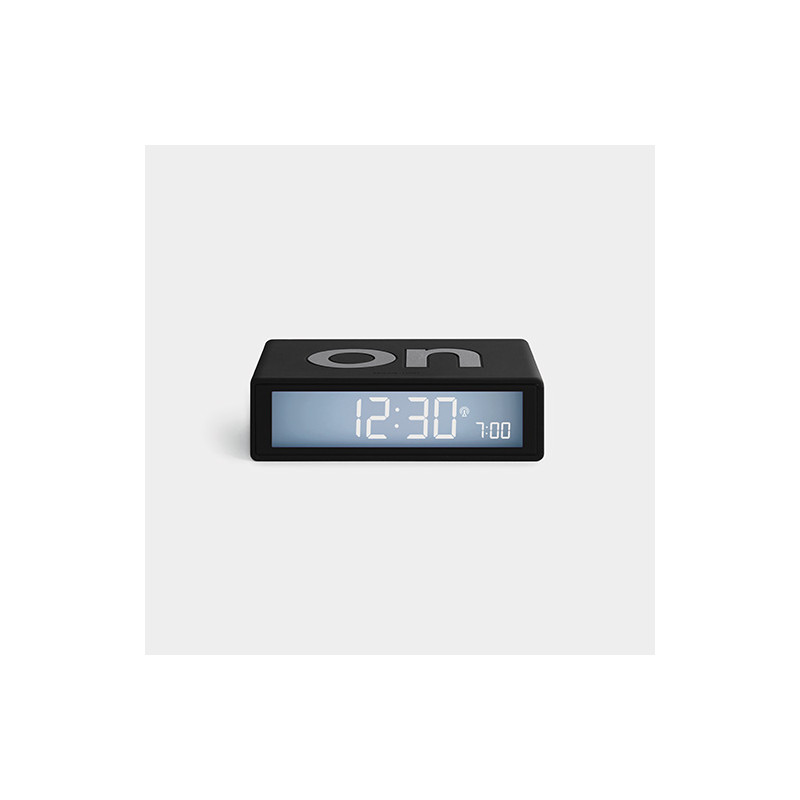 DESPERTADOR FLIP LEXON - NEGRO