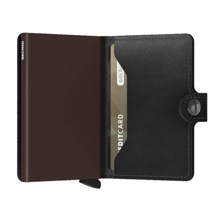MINIWALLET ORIGINAL SECRID - BLACK & BROWN