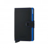 MINIWALLET MATTE SECRID - BLACK & BLUE