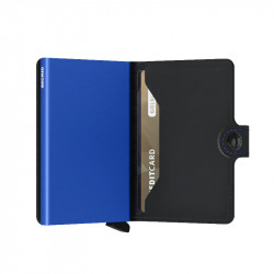 MINIWALLET MATTE SECRID - BLACK & BLUE