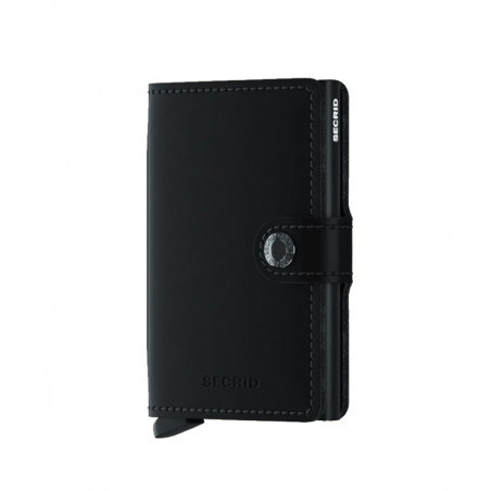 MINIWALLET MATTE SECRID - BLACK
