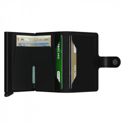 MINIWALLET MATTE SECRID - BLACK