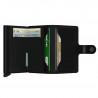 MINIWALLET MATTE SECRID - BLACK