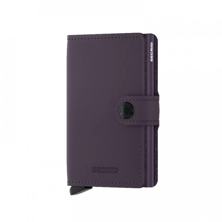 MINIWALLET MATTE  SECRID - DARK PURPLE