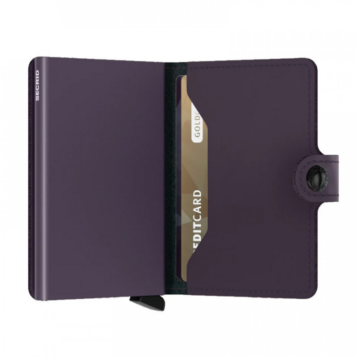 MINIWALLET MATTE  SECRID - DARK PURPLE