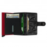 MINIWALLET PRISM SECRID - BLACK & RED