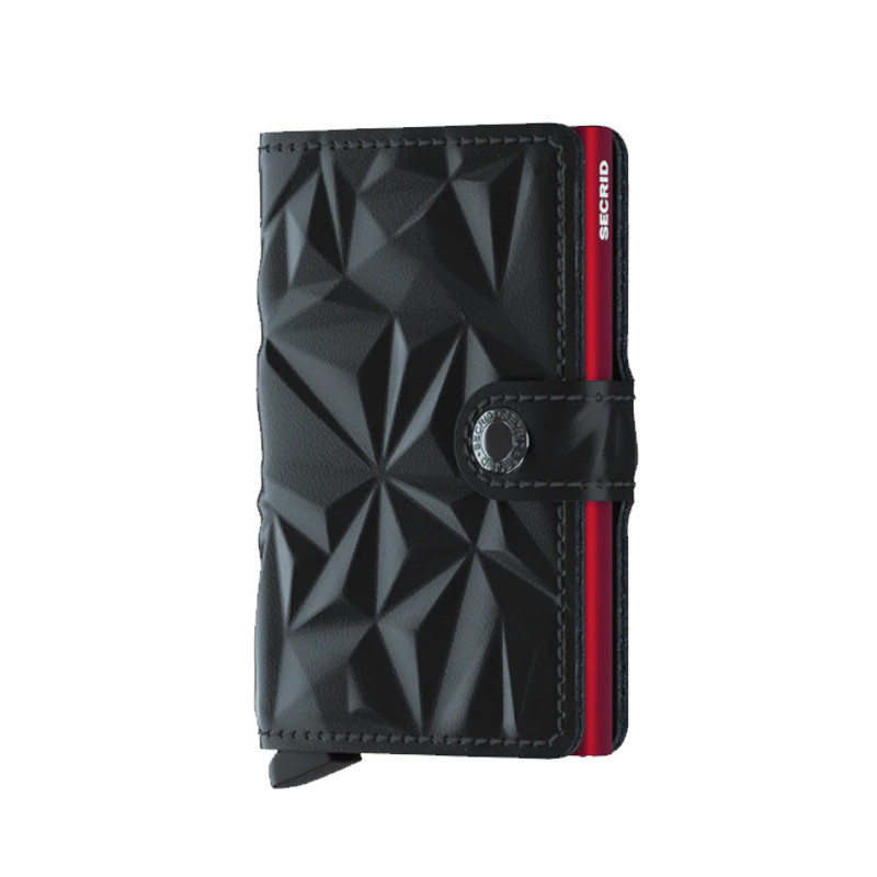 MINIWALLET PRISM SECRID - BLACK & RED