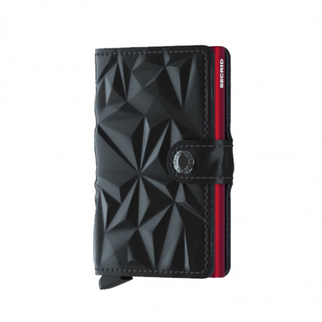 MINIWALLET PRISM SECRID - BLACK & RED