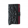 MINIWALLET PRISM SECRID - BLACK & RED