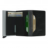 MINIWALLET STITCH LINE SECRID - MAGNOLIA BLACK