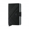 MINIWALLET STITCH LINE SECRID - BLACK
