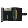 MINIWALLET STITCH LINE SECRID - BLACK