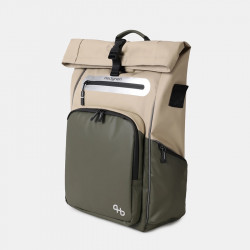 MOCHILA HUB HEDGREN - BEIGE / OLIVE