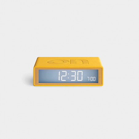 DESPERTADOR FLIP MINI LEXON - AMARILLO