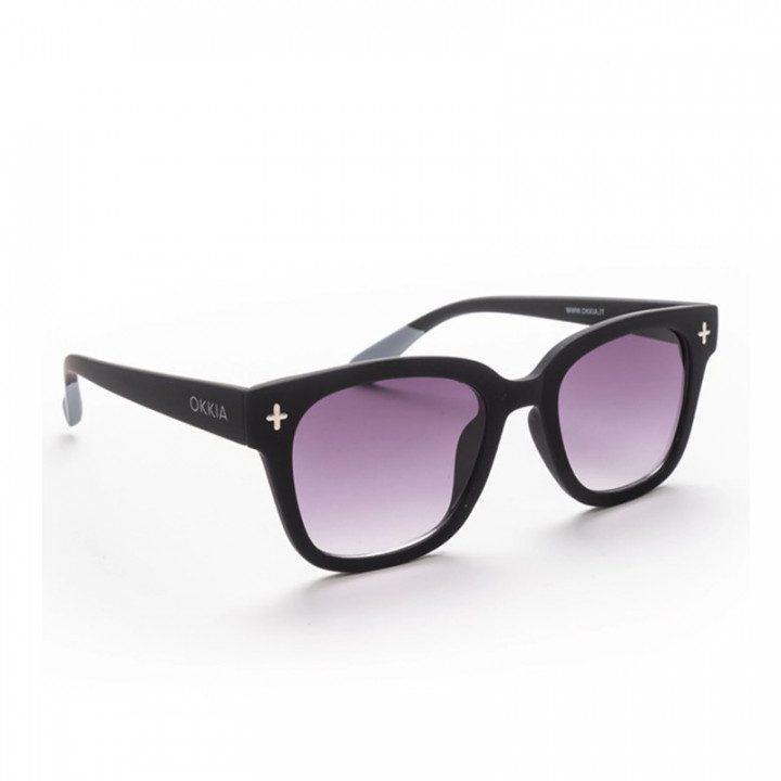 GAFAS GIOVANNI OKKIA - NEGRO Y GRIS