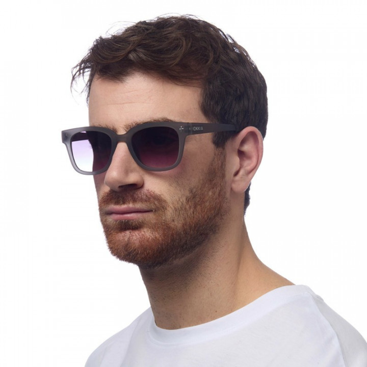GAFAS GIOVANNI OKKIA - TRANSPARENTE GRIS