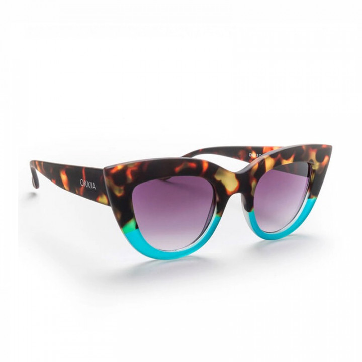GAFAS CLAUDIA OKKIA - HABANA Y AZUL