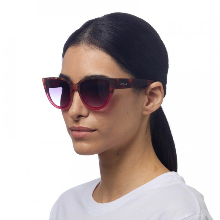 GAFAS SILVIA OKKIA - HABANA Y ROSA