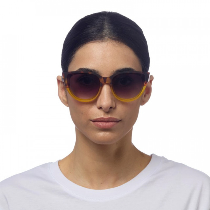 GAFAS SILVIA OKKIA - HABANA Y AMARILLO
