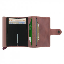 MINIWALLET VINTAGE SECRID - MAUVE