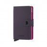 MINIWALLET MATTE SECRID - PURPLE & FUCHSIA
