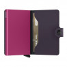 MINIWALLET MATTE SECRID - PURPLE & FUCHSIA