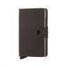 MINIWALLET MATTE SECRID - TRUFFLE