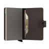 MINIWALLET MATTE SECRID - TRUFFLE