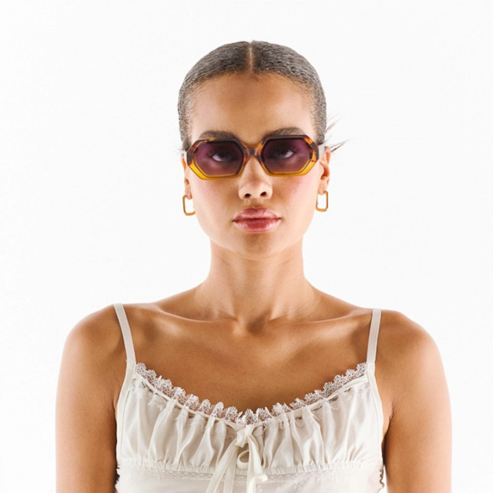 GAFAS ANDREA OKKIA - HABANA Y AMARILLO