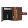 MINIWALLET VINTAGE SECRID - BROWN