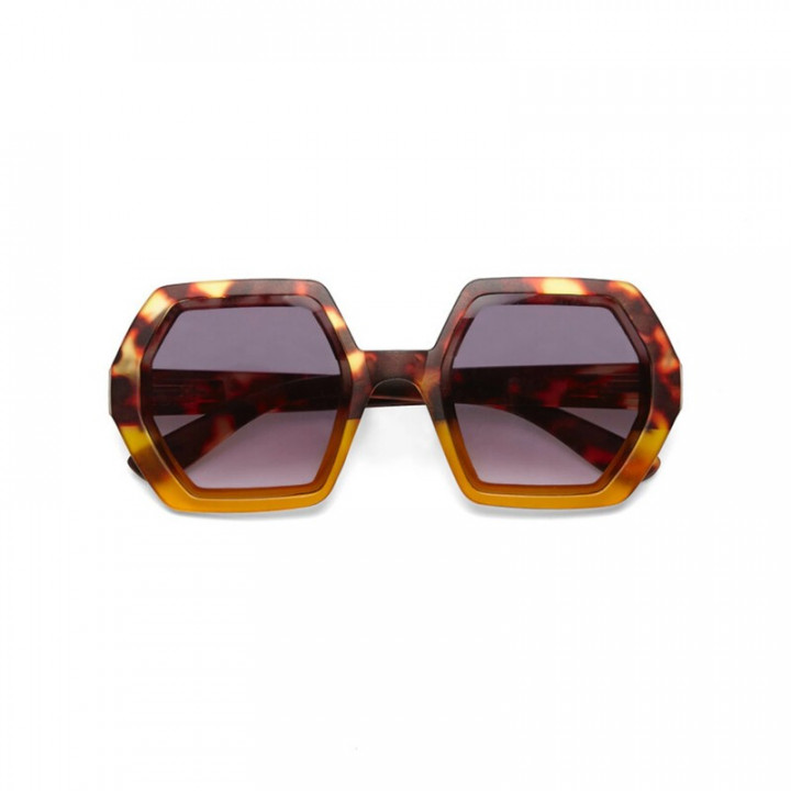 GAFAS EMMA OKKIA - HABANA Y AMARILLO