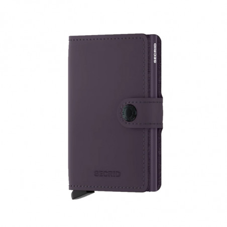 MINIWALLET MATTE SECRID - DARK PURPLE