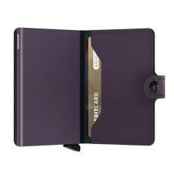 MINIWALLET MATTE  SECRID - DARK PURPLE