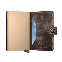 MINIWALLET VINTAGE SECRID - TRACEABLE CLAY