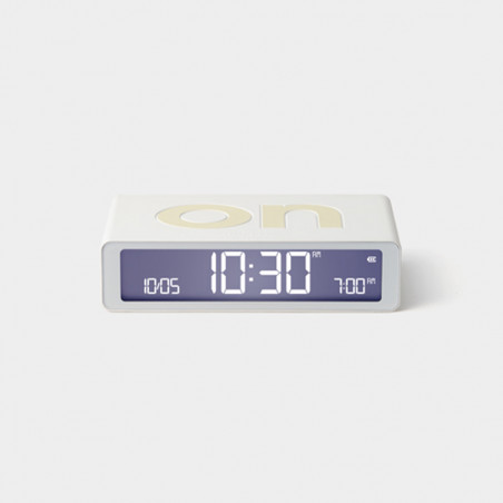DESPERTADOR FLIP LEXON - BLANCO