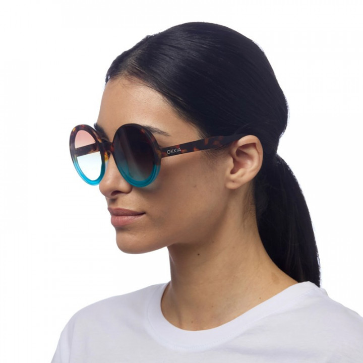 GAFAS MONICA OKKIA - HABANA Y AZUL