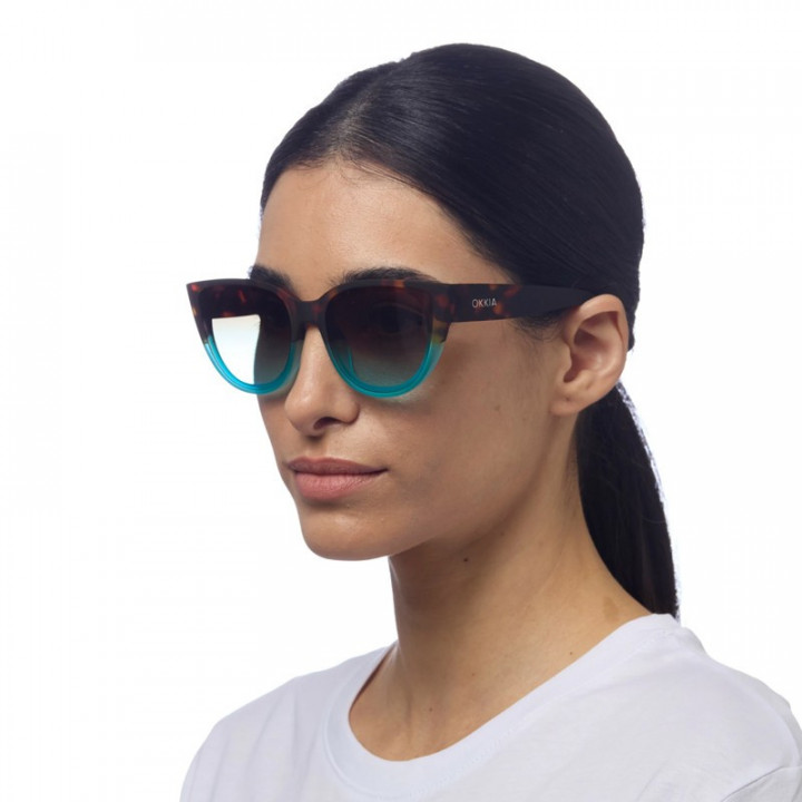 GAFAS SILVIA OKKIA - HABANA Y AZUL