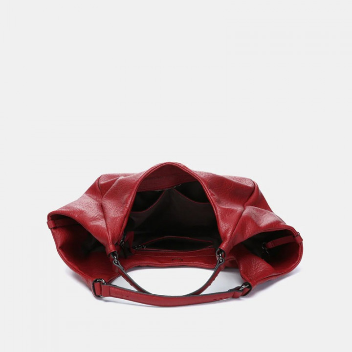 BOLSO DE HOMBRO BELA ABBACINO - ROJO