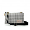 BANDOLERA TRAVELER MINI PATA DE GALLO DANIEL CHONG