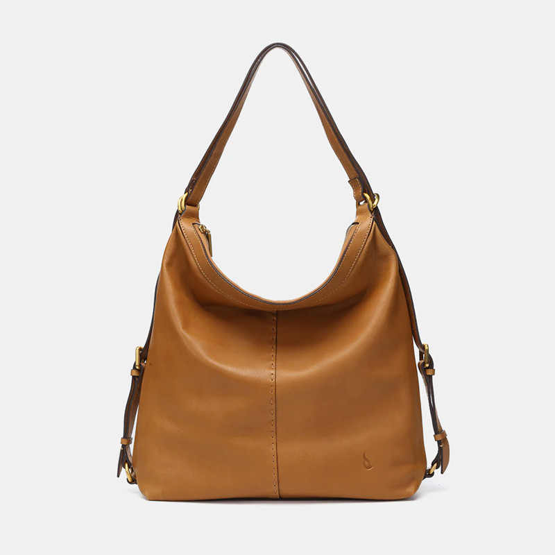 BOLSO MOCHILA KIRA ABBACINO - COGNAC