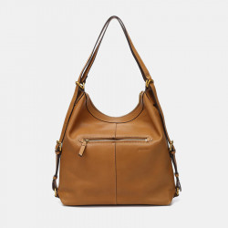 BOLSO MOCHILA KIRA ABBACINO - COGNAC