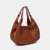 BOLSO DE HOMBRO BELA ABBACINO - COGNAC