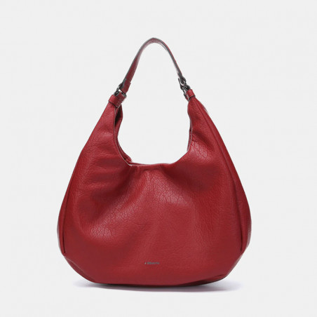 BOLSO DE HOMBRO BELA ABBACINO - ROJO