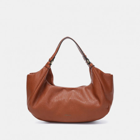 BOLSO DE MANO BELA ABBACINO - COGNAC