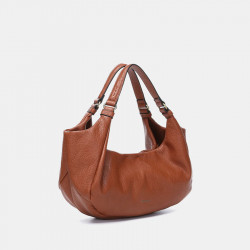 BOLSO DE MANO BELA ABBACINO - COGNAC