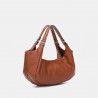 BOLSO DE MANO BELA ABBACINO - COGNAC