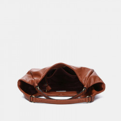BOLSO DE MANO BELA ABBACINO - COGNAC